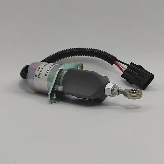 Solenoid oprire (t?ierea combustibilului): YANMAR / 4TNE94 / 4TNE98 (BOBCAT) / Nr. referinta: 129953-77803 / 129953-77810