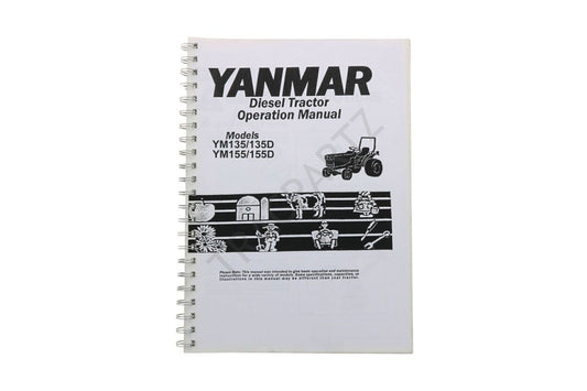 Yanmar YM135, YM155 Parts catalog with technical drawings