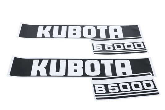 Bonnet decal sticker set Kubota B5000