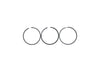 Piston rings set STD Mitsubishi K2C, K3C, K4C,