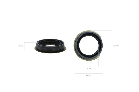 Shaft seal (rear) Kubota A-, B-, XB-Types, Hinomoto CX13, CX14, Zen Noh ZB-Types