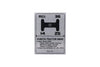 Kubota B6000 Aluminum nameplate English