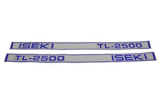 Iseki Bonnet decal sticker set TL2500