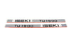 Iseki Bonnet decal sticker set TU1900