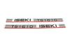 Iseki Bonnet decal sticker set TS1610