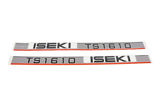 Iseki Bonnet decal sticker set TS1610