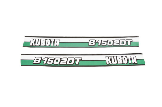 Bonnet decal sticker set Kubota B1502