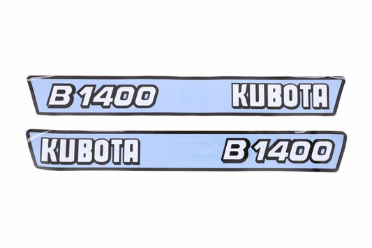 Bonnet decal sticker set Kubota B1400