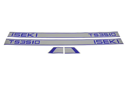 Bonnet decal sticker set Iseki TS3510