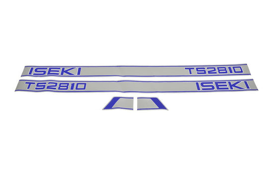 Bonnet decal sticker set Iseki TS2810