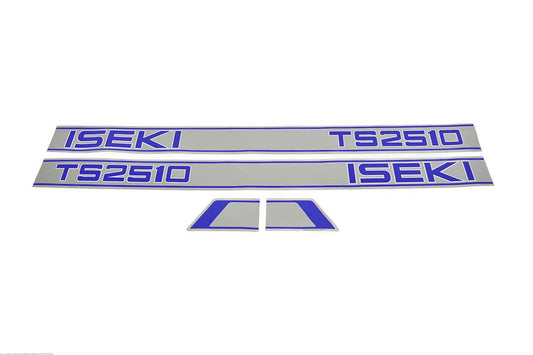 Bonnet decal sticker set Iseki TS2510