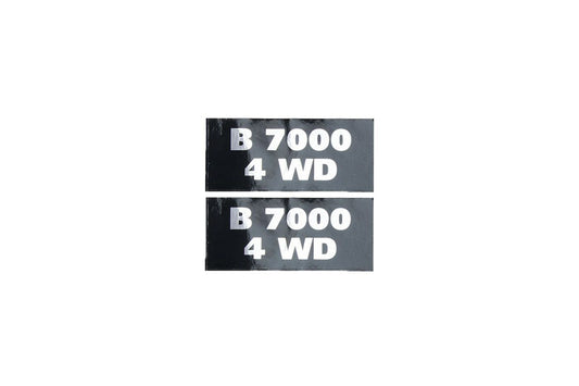 Kubota B7000 4WD Sticker