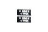 Kubota B5001 4WD Sticker