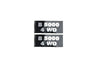 Kubota B5000 4WD Sticker