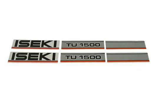 Bonnet decal sticker set Iseki TU1500