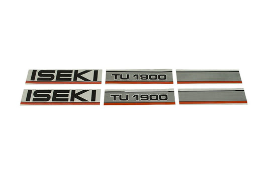 Bonnet decal sticker set Iseki TU1900