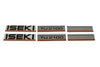 Bonnet decal sticker set Iseki TU2100