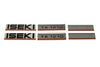 Bonnet decal sticker set Iseki TX1210