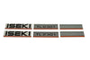 Bonnet decal sticker set Iseki TL2301