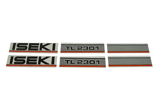 Bonnet decal sticker set Iseki TL2301
