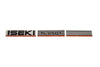 Bonnet decal sticker set Iseki TL2501