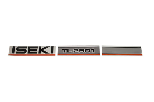 Bonnet decal sticker set Iseki TL2501