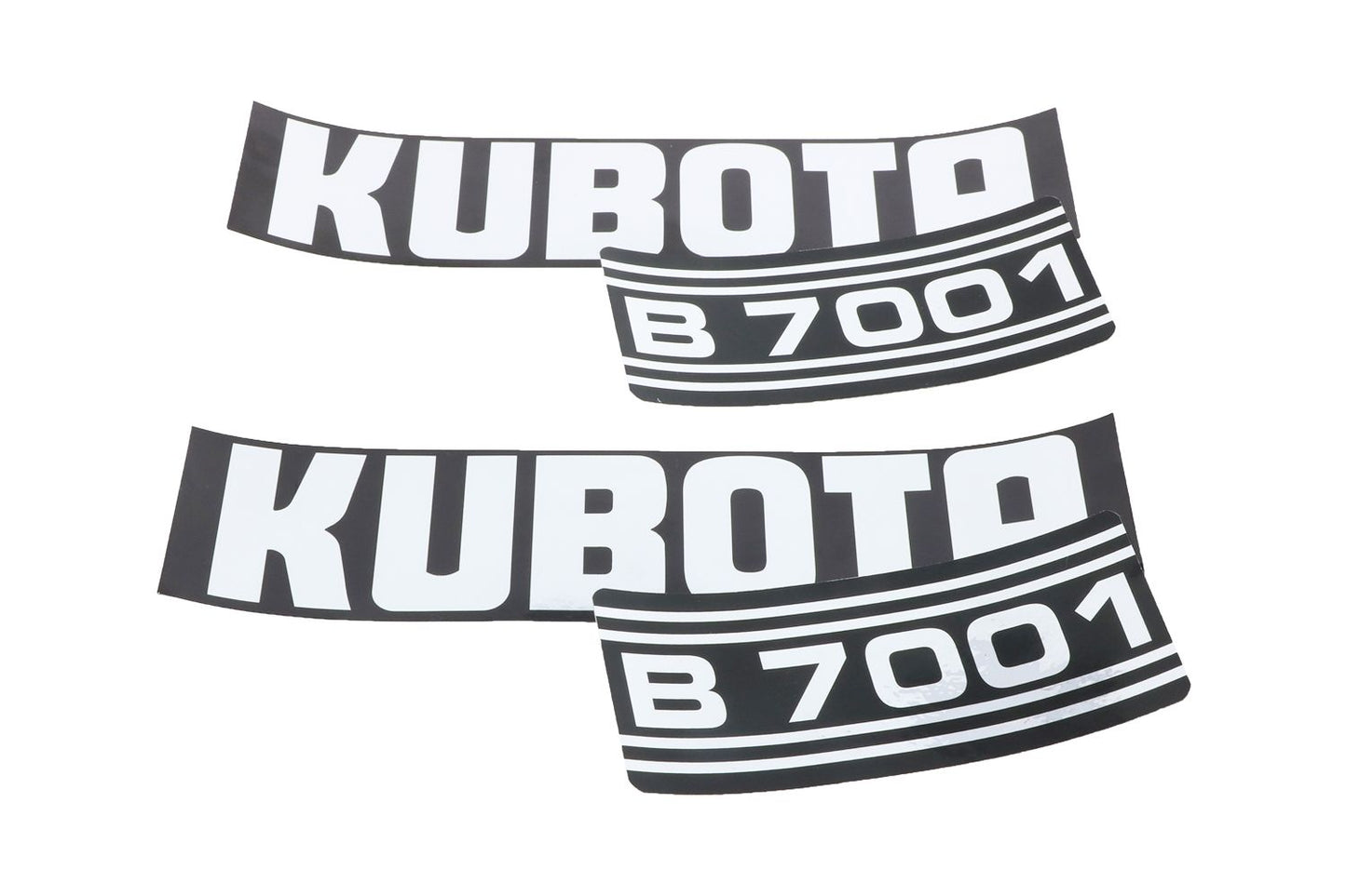 Bonnet decal sticker set Kubota B7001