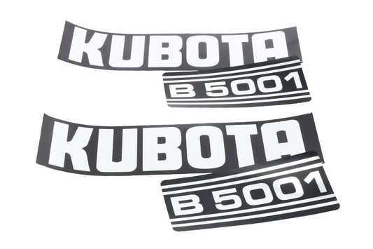 Bonnet decal sticker set Kubota B5001