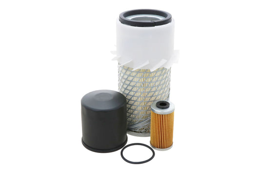 Set filtre Hinomoto C142, C144, C172, C174, E179, E180, E182, E184, E202, E204, E222, E224, E1802, E1804,