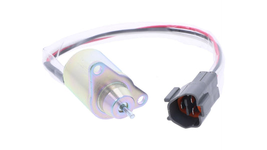 Stop Solenoid 24 volt Yanmar 2TNV70, 3TNV88, 4TNE88, 4TNV94, 4TNV98, Doosan, Hyundai, Takeuchi,