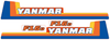 Bonnet decal sticker set Yanmar F16