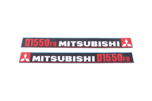 Bonnet decal sticker Mitsubishi D1550