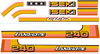 Bonnet decal sticker set Iseki Landhope TU240