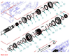 Needle bearing 42x47x27mm Captain 200DI, 250DI, 260, 273, 280, 280DX,