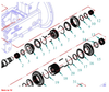 Needle bearing 20x27x30mm Captain 200DI, 250DI, 260, 273*, 280, 280DI,
