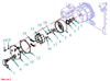 Bush brake drum Captain 200DI, 250DI, 260, 273, 280, 280DX, (old version)