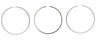 Piston ring set STD 87mm Kubota V2607, Bobcat, Manitou, Aebi, Dieci, Eurocomach Etc.,