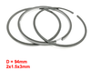 Piston ring set STD Kubota V3007, V3307, Caterpillar C3.3B,