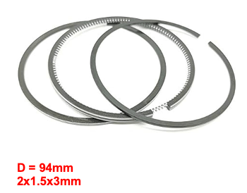 Piston ring set STD Kubota V3007, V3307, Caterpillar C3.3B,