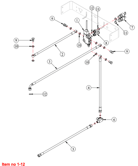 Hydraulic valve (Rear mounting) Captain, Startrac, Antonio Carraro, Etc.,