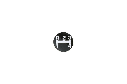 Gear Stick Decal "1-2-3-4-r" Landini, Massey Ferguson